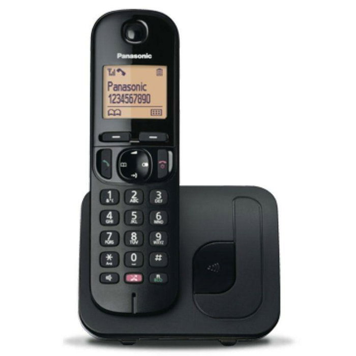 Téléphone Sans Fil Panasonic KXTGC250SPB Noir Téléphone Sans Fil Panasonic KXTGC250SPB Noir