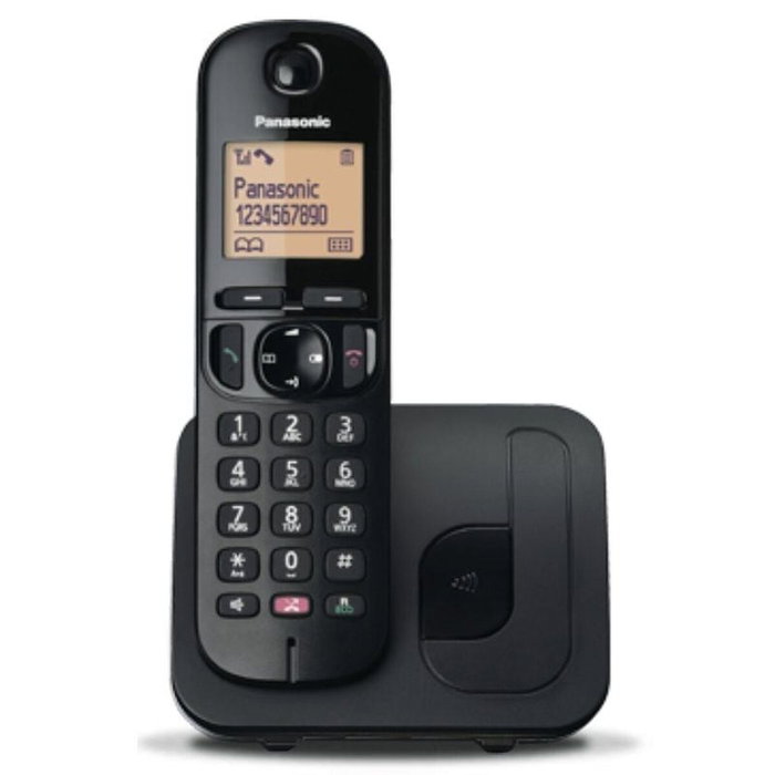 Téléphone Sans Fil Panasonic KXTGC250SPB Noir Téléphone Sans Fil Panasonic KXTGC250SPB Noir