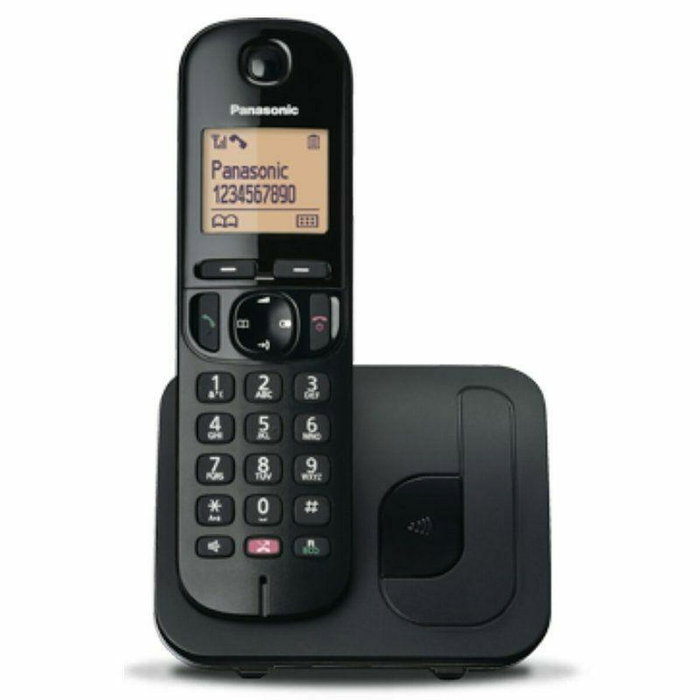 Téléphone Sans Fil Panasonic KXTGC250SPB Noir Téléphone Sans Fil Panasonic KXTGC250SPB Noir