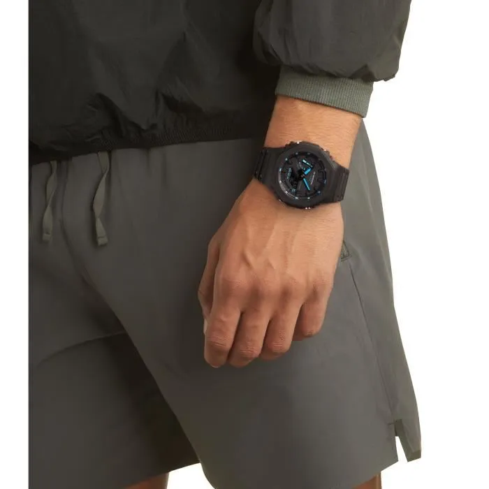 Casio G-Shock Montre résine noire et bleue