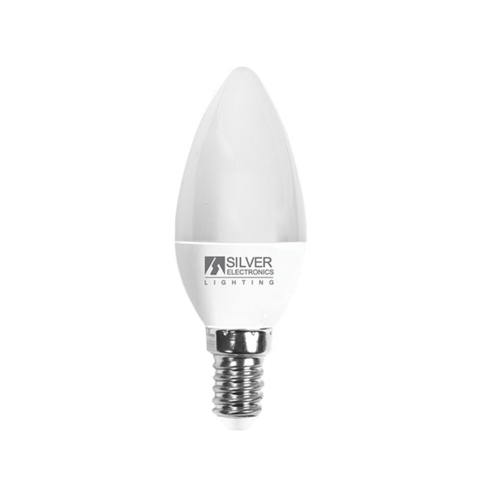 Ampoule LED Bougie Silver Electronics Lumière blanche 6 W 5000 K Ampoule LED Bougie Silver Electronics Lumière blanche 6 W 5000 K