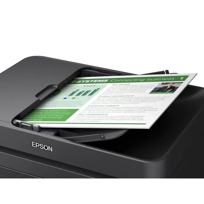 Epson Workforce WF-2930DWF - Imprimante multifonction jet d'encre avec recto-verso automatique, Wi-Fi, impression A4 jusqu'à 10 ppm pour petit bureau