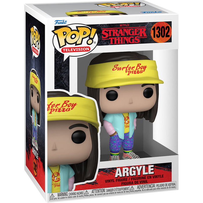Funko Pop! Stranger Things - Figure à collectionner de 9 cm en vinyle - Argyle avec fenêtre de visualisation Funko Pop! Stranger Things - Figure à collectionner de 9 cm en vinyle - Argyle avec fenêtre de visualisation