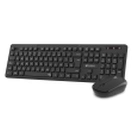 Subblim SUBKBC-CSSW10 Clavier et souris sans fil Noir Espagnol QWERTY