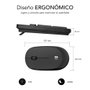 Subblim CSSW10 Combo Clavier et Souris Sans Fil 2.4G Silent Click - QWERTY Espagnol