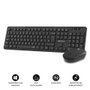 Subblim CSSW10 Combo Clavier et Souris Sans Fil 2.4G Silent Click - QWERTY Espagnol
