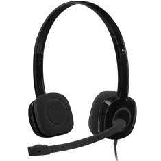 Logitech H151 Casque avec micro noir, filaire 3,5 mm Logitech H151 Casque avec micro noir, filaire 3,5 mm