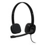 Casques avec Microphone Logitech H151 Noir