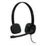 Casques avec Microphone Logitech H151 Noir