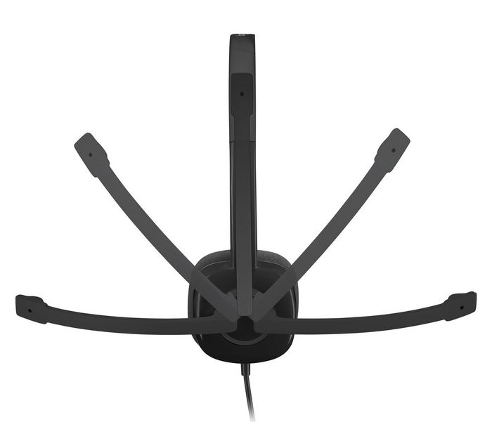 Logitech Casque Stéréo avec Microphone Rotatif H151 - Compatible Plug & Play USB, Commandes Intégrées, Bandeau Réglable - pour Appels, Musique et Jeux