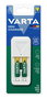 Varta 57656201421 Chargeur de piles avec 2 piles AAA 800 mAh, pour 2 piles AA/AAA, charge lente, sécurité complète, LED, voltage universel