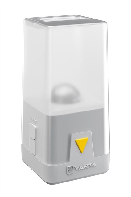Varta L10 Lampe de Camping LED Outdoor Ambiance, Lampe Torche Robustes Résistante à l'Eau (IPX4) avec Lente Extensible et Différents Modes de Couleur et d'Éclairage