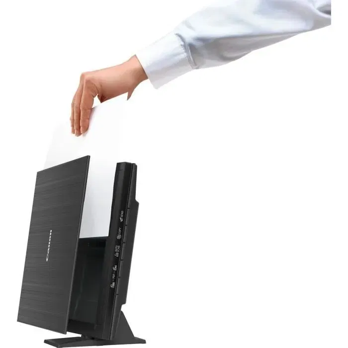 Canon CanoScan LiDE 400 - Scanner à plat USB-C - Résolution 4800 x 4800 ppp - Format A4 - 5 touches de commande - Design élégant pour numérisation verticale