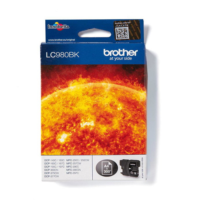Brother LC980BK Cartouche d'encre Noir Brother LC980BK Cartouche d'encre Noir