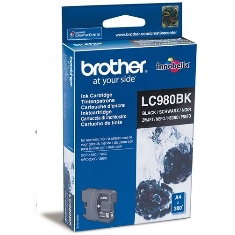 Brother LC980BK Cartouche d'encre Noire Innobella 300 Pages pour DCP-145C, MFC-250C et Plus