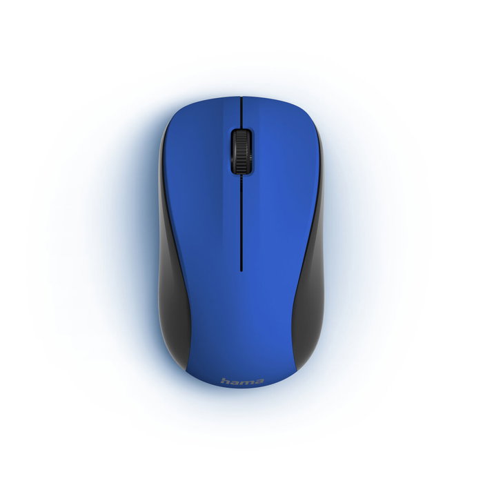 Souris Optique Sans Fil Hama MW-300 V2 Bleu Noir 1200 DPI (1 Unité)