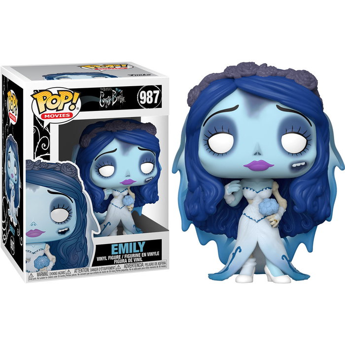 Funko Pop La Novia Cadaver - Emily Corpse Bride - Figurine vinyle 9 cm avec fenêtre cadeau