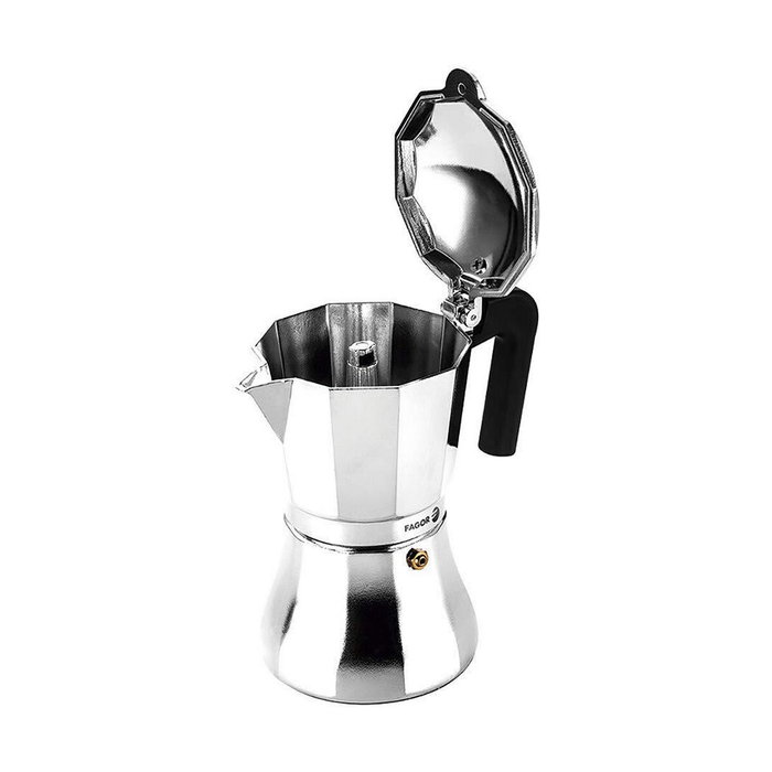 Cafetière Italienne Fagor Acier Aluminium 12 Tasses (1 Unité) Cafetière Italienne Fagor Acier Aluminium 12 Tasses (1 Unité)