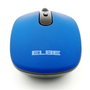 ELBE RT-110 Souris sans fil bleue avec batterie rechargeable, Plug & Play, 3 réglages DPI (800/1200/1600) et récepteur USB nano