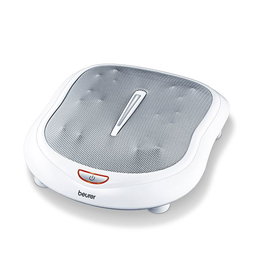 Beurer FM-60 Appareil de massage pour pieds Shiatsu avec fonction chaleur et 18 rouleaux, tissu respirant, réglable