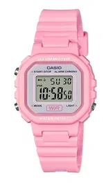 Casio Montre en résine BASIC Rose pour Femme, Montre de Sport à Affichage Analogique-Digital