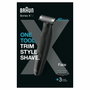Braun Series X XT3100 Tondeuse hybride pour visage avec lame flexible 4D et 3 sabots