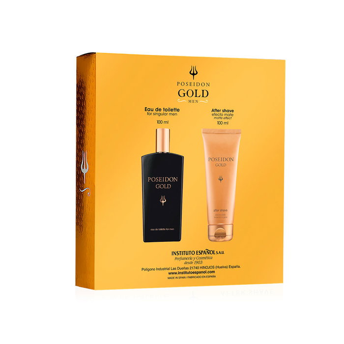 Poseidon Coffret Homme Lot POSEIDON GOLD : Eau de Toilette 150ml + Après-Rasage Régénérateur 150ml