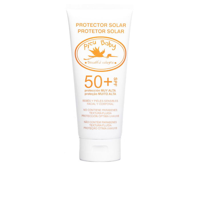 Picu Baby Crème Solaire SPF50+ 100 ml pour Bébés et Peaux Sensibles Picu Baby Crème Solaire SPF50+ 100 ml pour Bébés et Peaux Sensibles