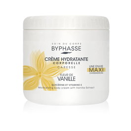 Byphasse Crème Corps Hydratante Vanilla Flower 500 ml - Soin nourrissant pour une peau douce