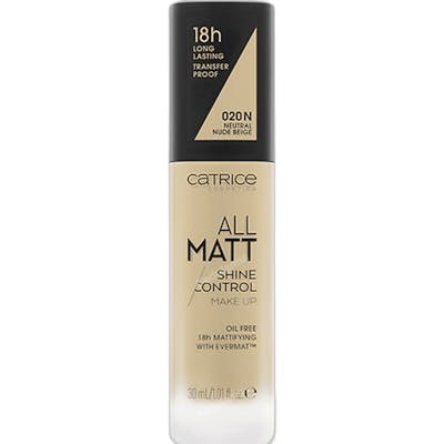 CATRICE ALL MATT SHINE CONTROL MAKE UP 020N NEUTRAL NUDE BEIGE CATRICE ALL MATT SHINE CONTROL MAKE UP 020N NEUTRAL NUDE BEIGE