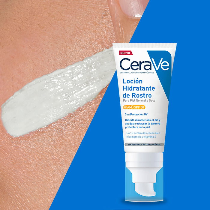 Cerave Lotion Hydratante Visage SPF 50 Peaux Normales à Sèches 52 ml