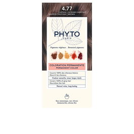 Phyto Color Crème Permanente #4.77 Castaño Marrón Intenso - 4 Unités