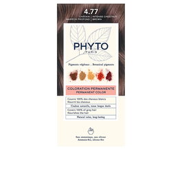 Phyto Color Crème Permanente #4.77 Castaño Marrón Intenso - 4 Unités