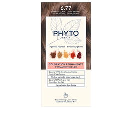 Phyto Coloration Cheveux #6.77 Marron Clair Capuccino - 4 Unités