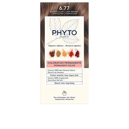 Phyto Coloration Cheveux #6.77 Marron Clair Capuccino - 4 Unités