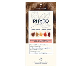 Phyto COLOR Crème Colorante #7 Blond Naturel - Sans Ammoniaque, 4 Unités