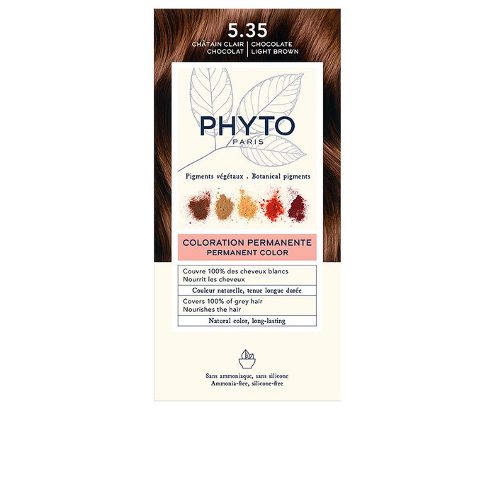 Phyto COLOR #5.35 Castaño Claro Chocolate – Teinture Capillaire Sans Ammoniaque Phyto COLOR #5.35 Castaño Claro Chocolate – Teinture Capillaire Sans Ammoniaque