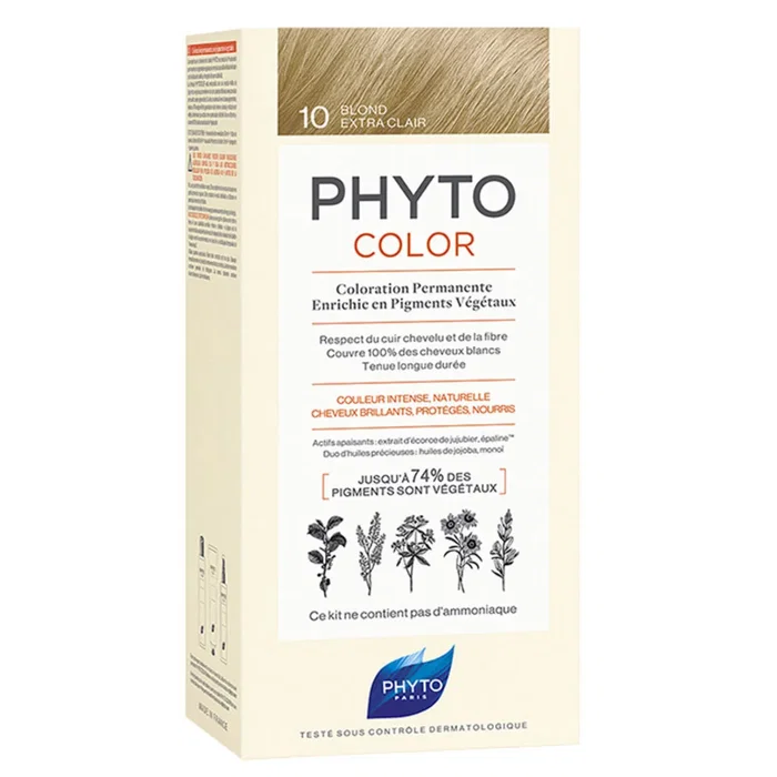 Phyto PhytoColor 10-rubio extra claro 4 u