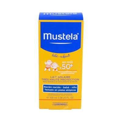 Mustela Lait solaire SPF50+ très haute protection 100 ml
