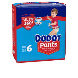 Dodot Culotte Pants Taille 6, 15+ kg, 27 Unités pour Bébés Unisexe