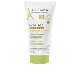 A-Derma EXOMEGA CONTROL Crème Émolliente 50 ml - Peaux Atopiques, Sèches et Sensibles, Eczéma - Avoine Rhealba, Sans Parfum