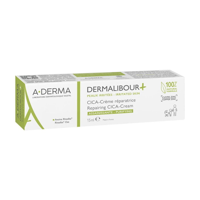 A-Derma DERMALIBOUR+ crème cica-réparatrice 15 ml A-Derma DERMALIBOUR+ crème cica-réparatrice 15 ml