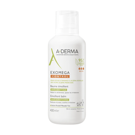 A-Derma Exomega Control Baume Émolliant Visage 400 ml - Soin Apaisant Peaux Sèches à Très Sèches