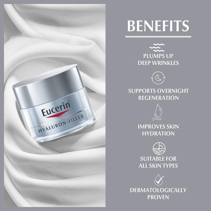 Eucerin Hyaluron Filler Crème de nuit anti-âge 50 ml Eucerin Hyaluron Filler Crème de nuit anti-âge 50 ml