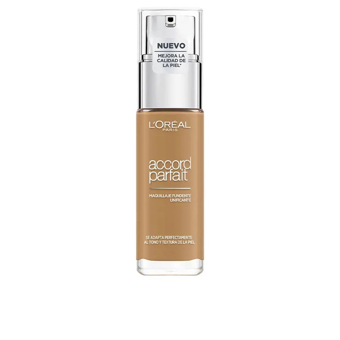 L'Oréal Paris Accord Parfait Fond de teint liquide 10 J/S Or profond - 30 ml L'Oréal Paris Accord Parfait Fond de teint liquide 10 J/S Or profond - 30 ml