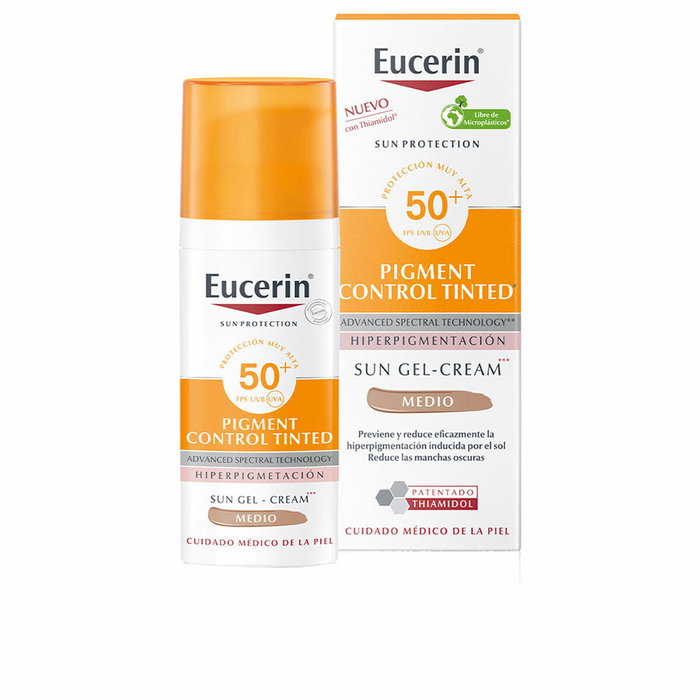 Eucerin Sun Protection gel-crème contrôle pigmentaire SPF50+ medium Eucerin Sun Protection gel-crème contrôle pigmentaire SPF50+ medium