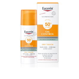 Eucerin SUN FACE OIL CONTROL Gel-crème Toucher Sec SPF50+ 50 ml