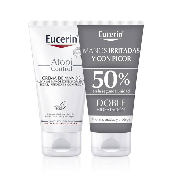 Eucerin Atopicontrol Crème Mains Lot 2 x 75 ml