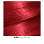 Garnier Nutrisse Crème Coloration Cheveux #6.60 Rouge Vibrant - Nutrition Optimale, Éclat Intense, Couverture Cheveux Blancs, 3 Unités