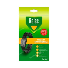 Relec Bracelet Anti-Moustique Noir Citronnelle 1 Unité